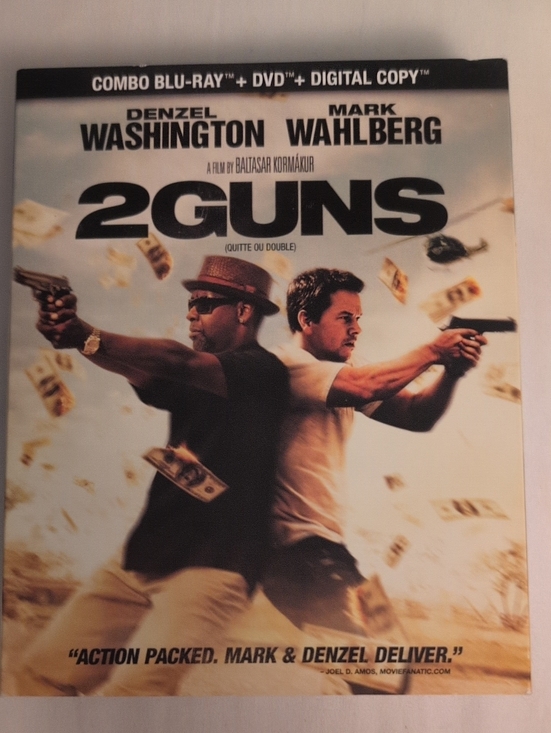 Blu-Ray Other - 2 Guns Blu-Ray + DVD + Slipcover (Denzel Washington, Mark Wahlberg)
